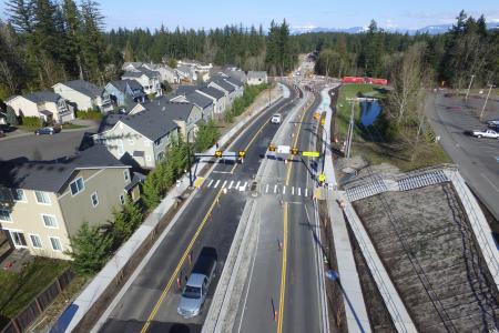 Signal, stair, and ramp improvements for access to adjacent middle school