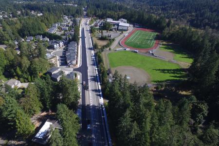 staged construction & paving operations